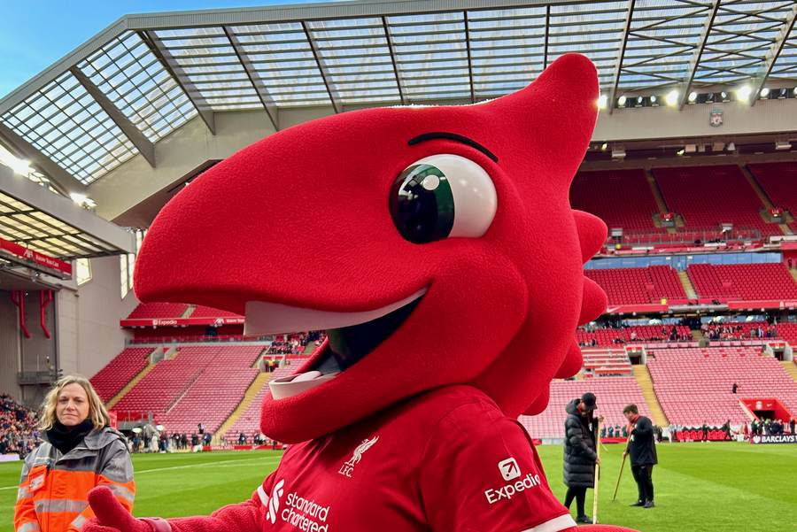 Liverpool FC's Mighty Red Mascot