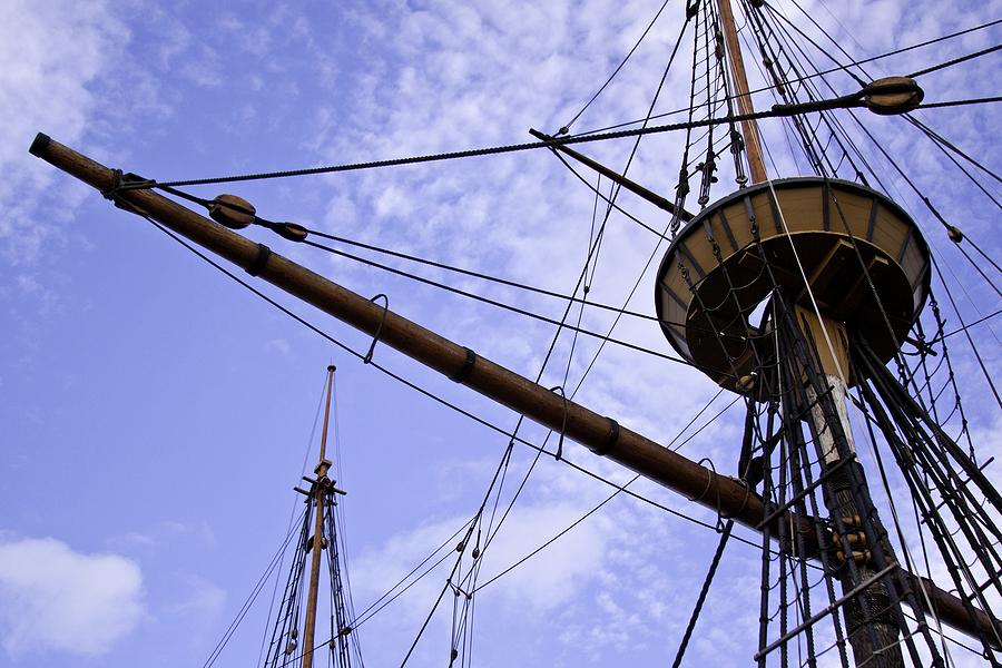 Mast and Rigging on Mayflower Replica