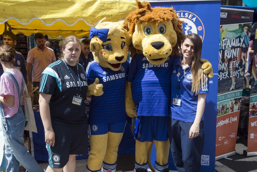 Stamford and Bridget the Lions