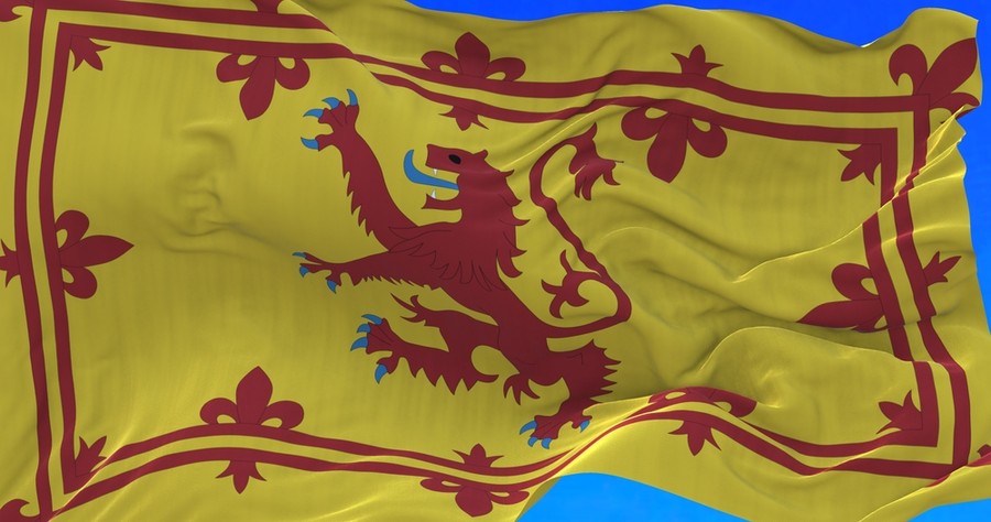 Lion Rampant of Scotland Flag