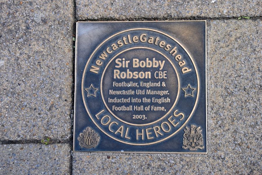 Bobby Robson plaque